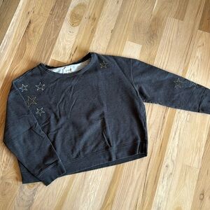 Organic Cotton Gray Star Sweatshirt, Pact, XL